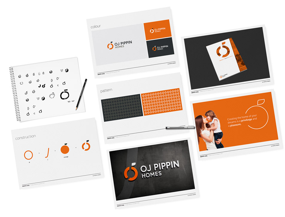 OJ Pippin Branding