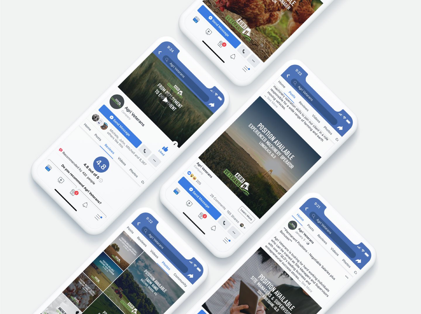 Graphic Design for Social Media for Agri Veterans by Sketch Corp.