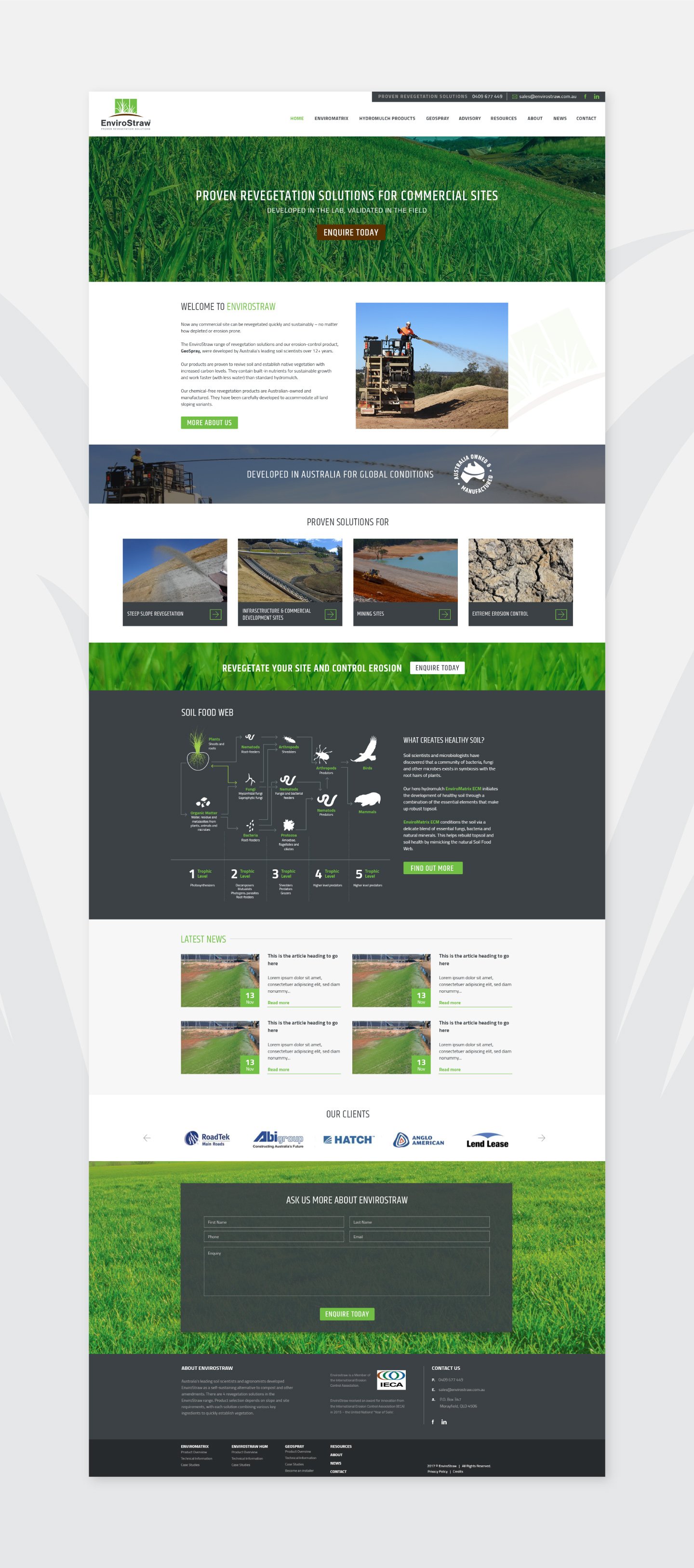 Website Design for Brand for Envirostraw by Sketch Corp.