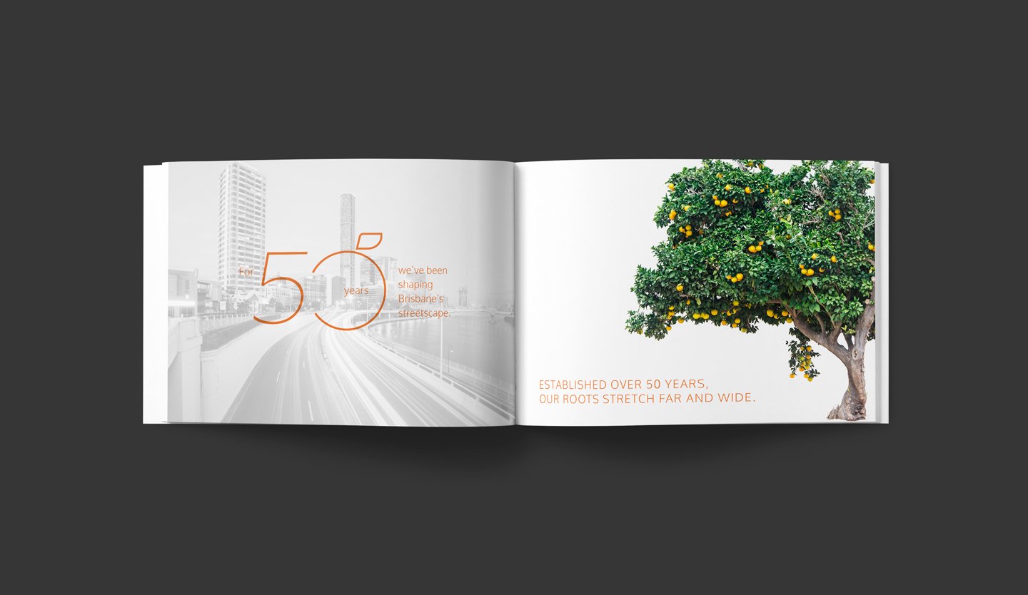 Graphic Design for Brochure for OJ Pippin Homes by Sketch Corp.