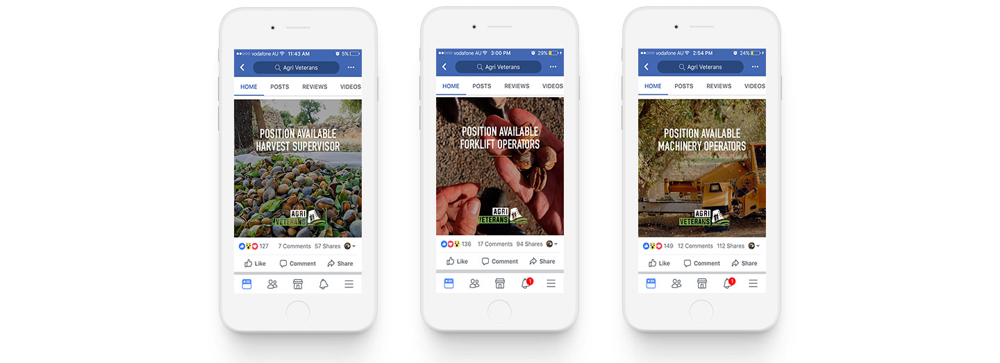 Agri Veterans social media marketing