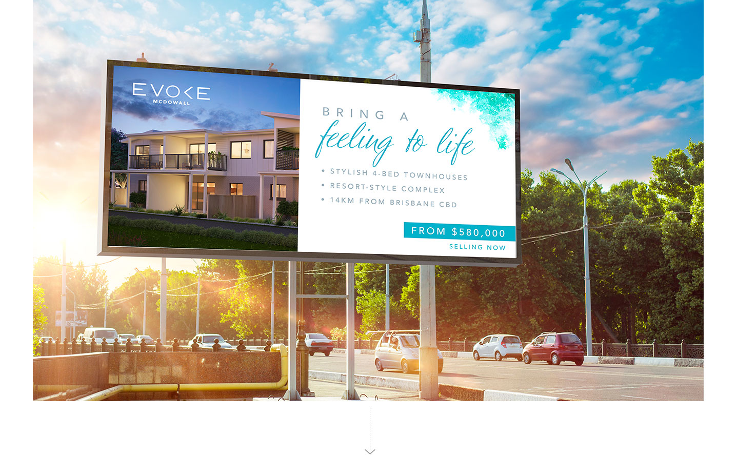 Evoke signage design