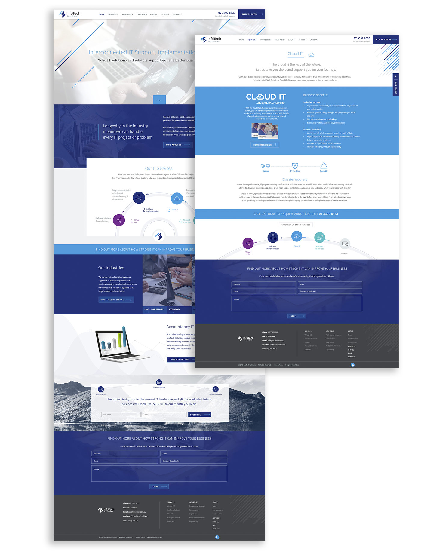InfoTech webpages