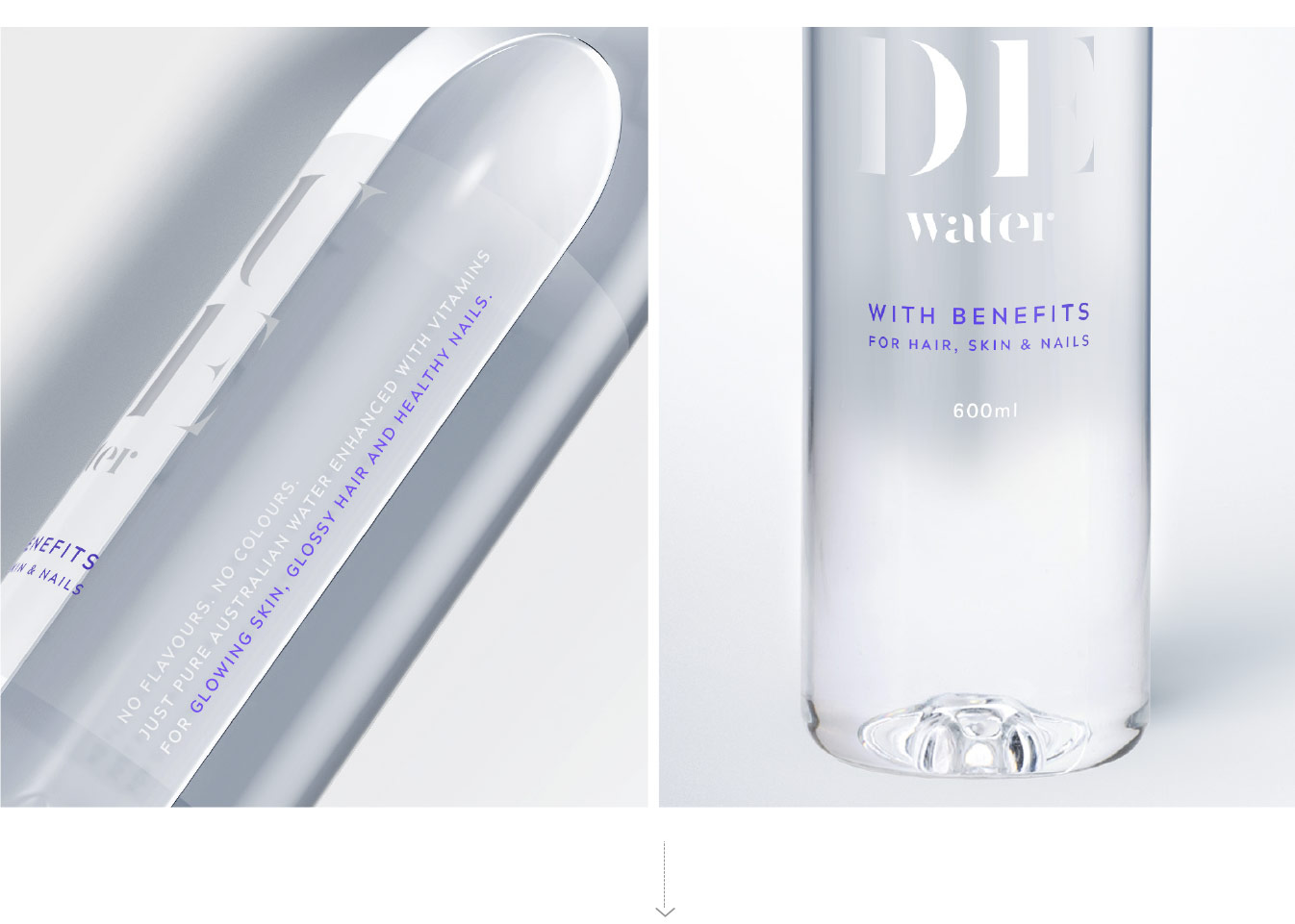 Nude Water branding
