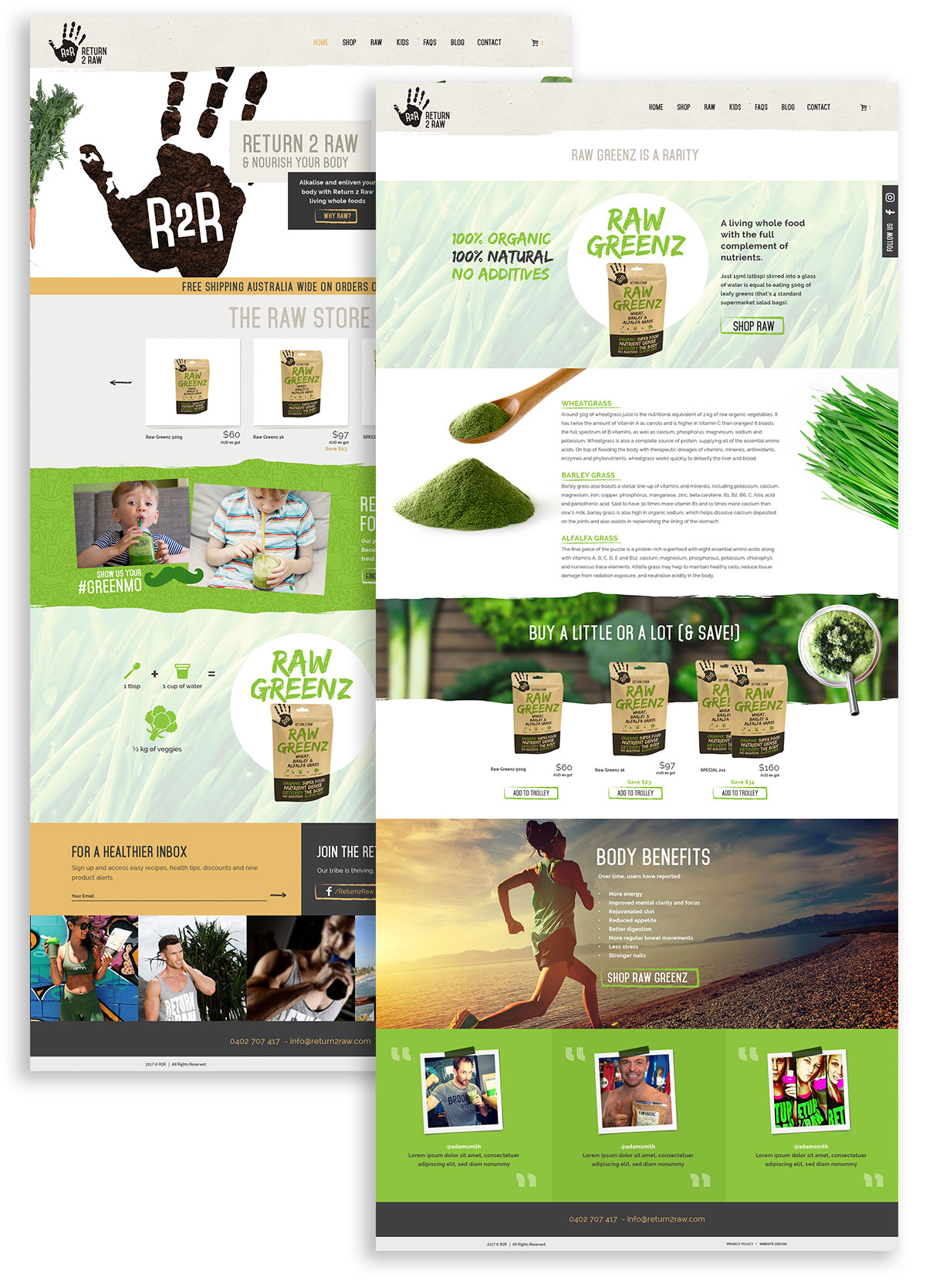 r2r Website design