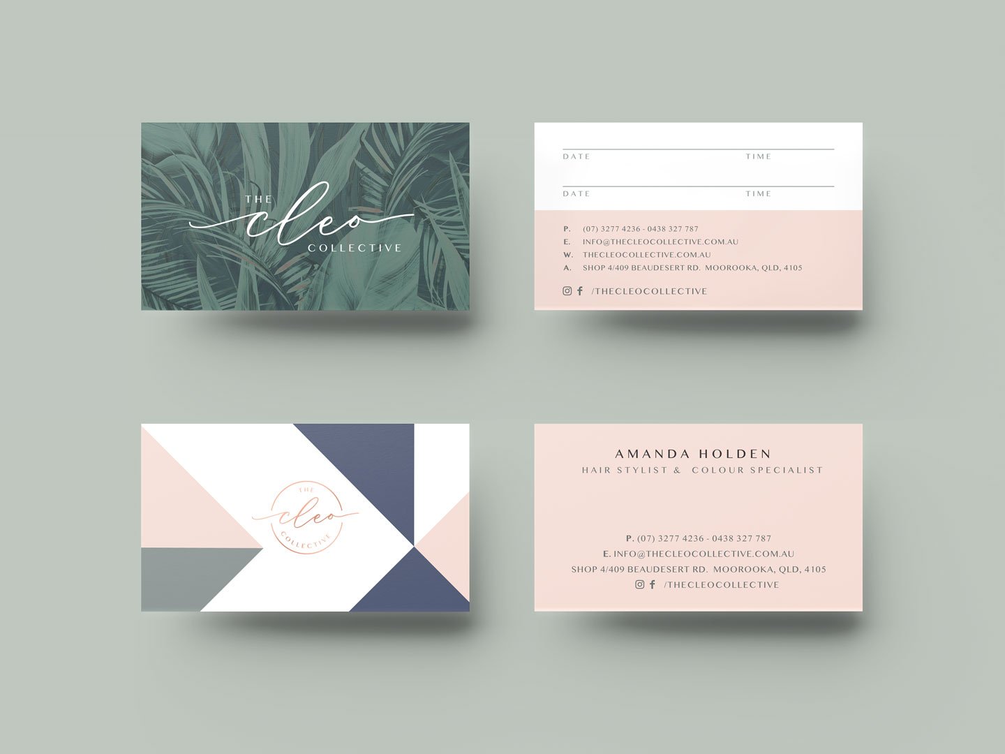 Business Card Design for The Cleo Collective by Sketch Corp.