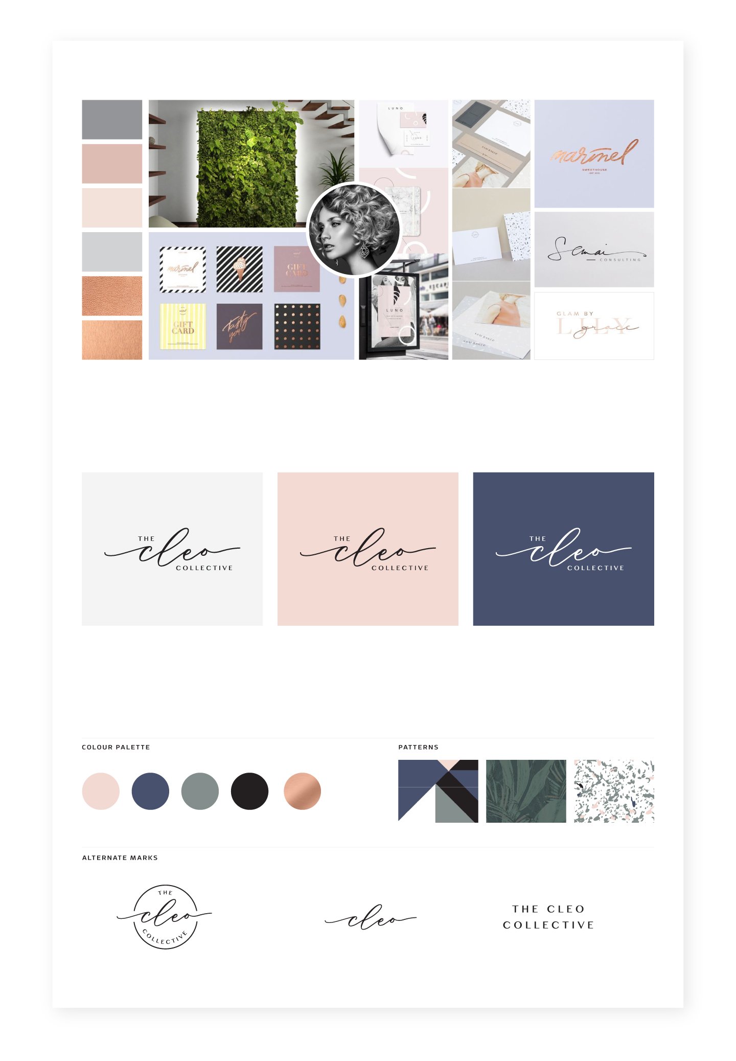 Brand Design for The Cleo Collective by Sketch Corp.