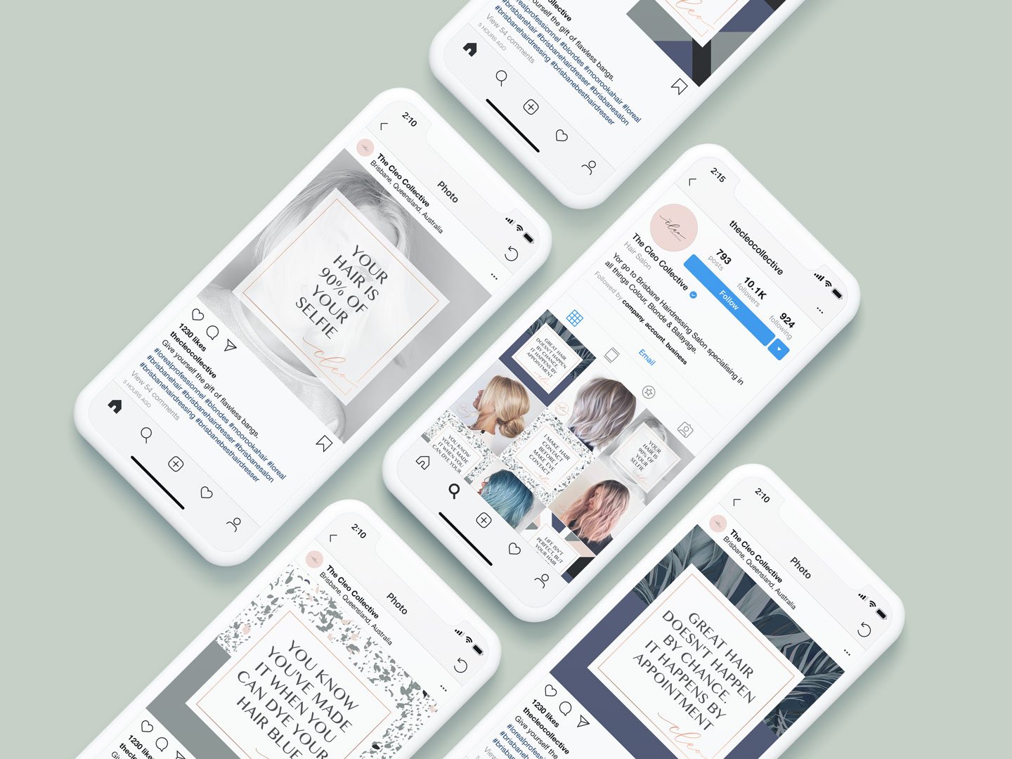 Graphic Design for Instagram for The Cleo Collective by Sketch Corp.
