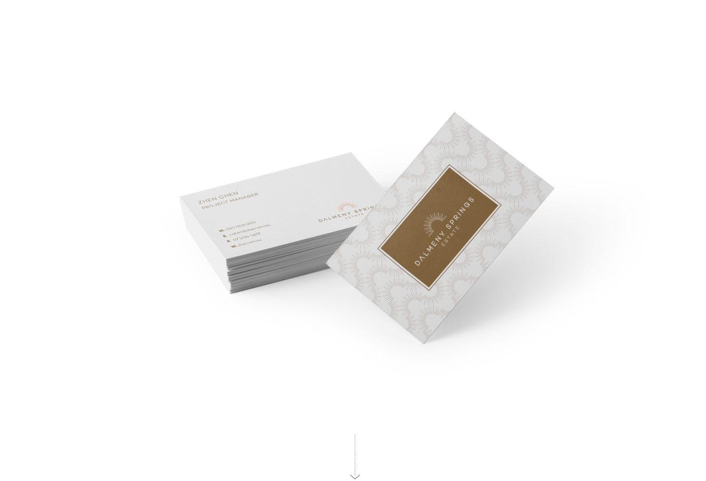 Dalmeny Springs Estate Business Cards