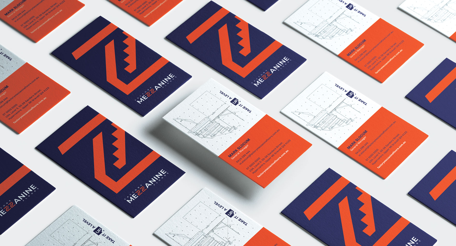 Factory Mezzanine Floors Business Cards