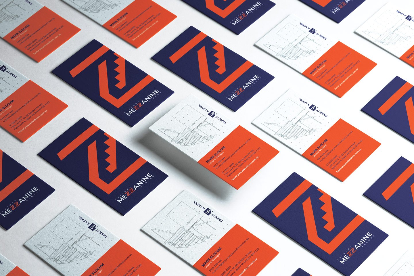 Business Card Design for Factory Mezzanine by Sketch Corp.