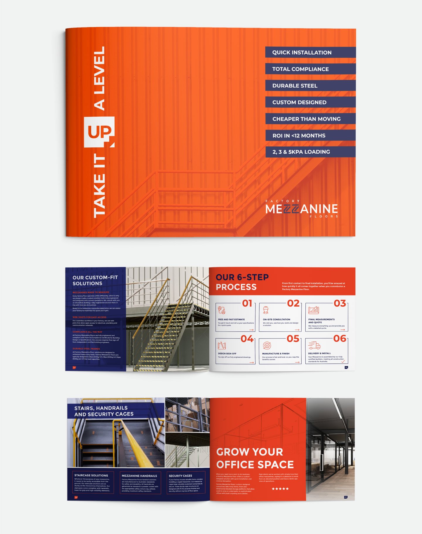 Corporate Brochure Design for Factory Mezzanine by Sketch Corp.