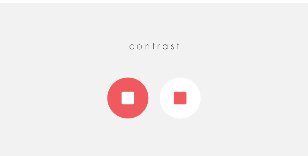 contrast, design, design principles