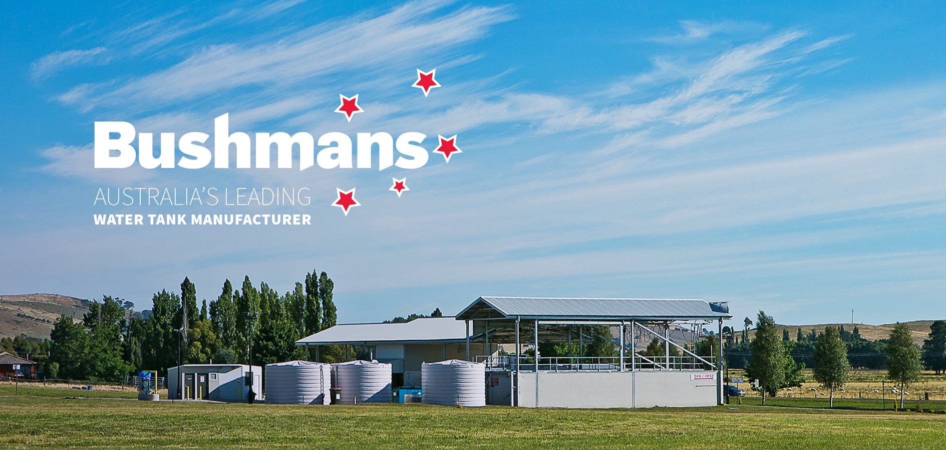 Website Design for Bushman Tanks Water Tanks by Sketch Corp.