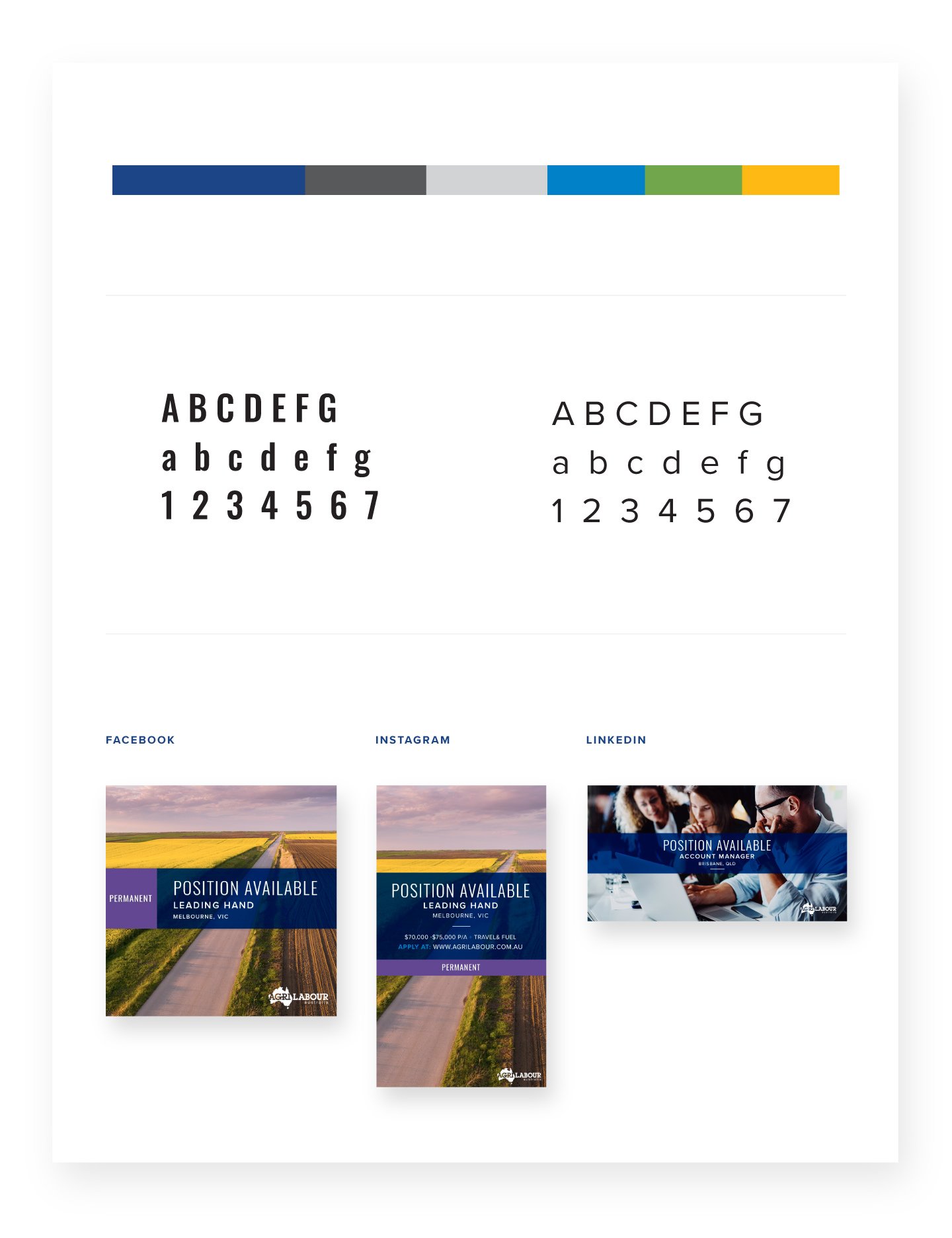 Graphic Design for Brand Design for Agri Labour Australia Sketch Corp.