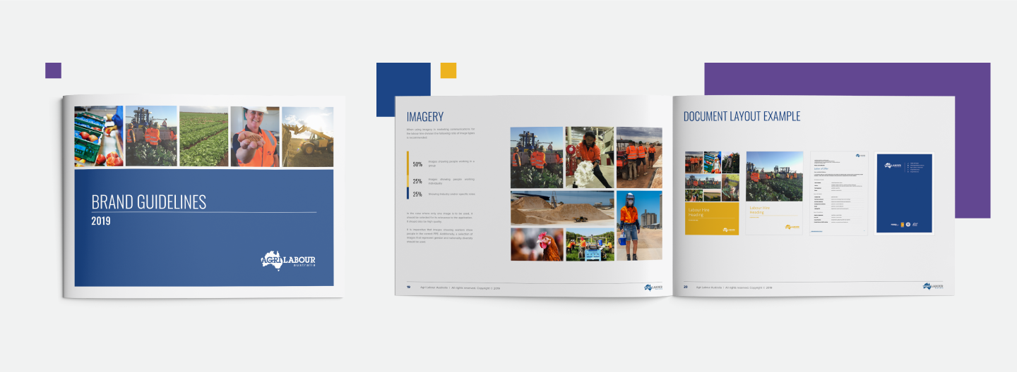Graphic Design for Corporate Style Guide for Agri Labour Australia by Sketch Corp.