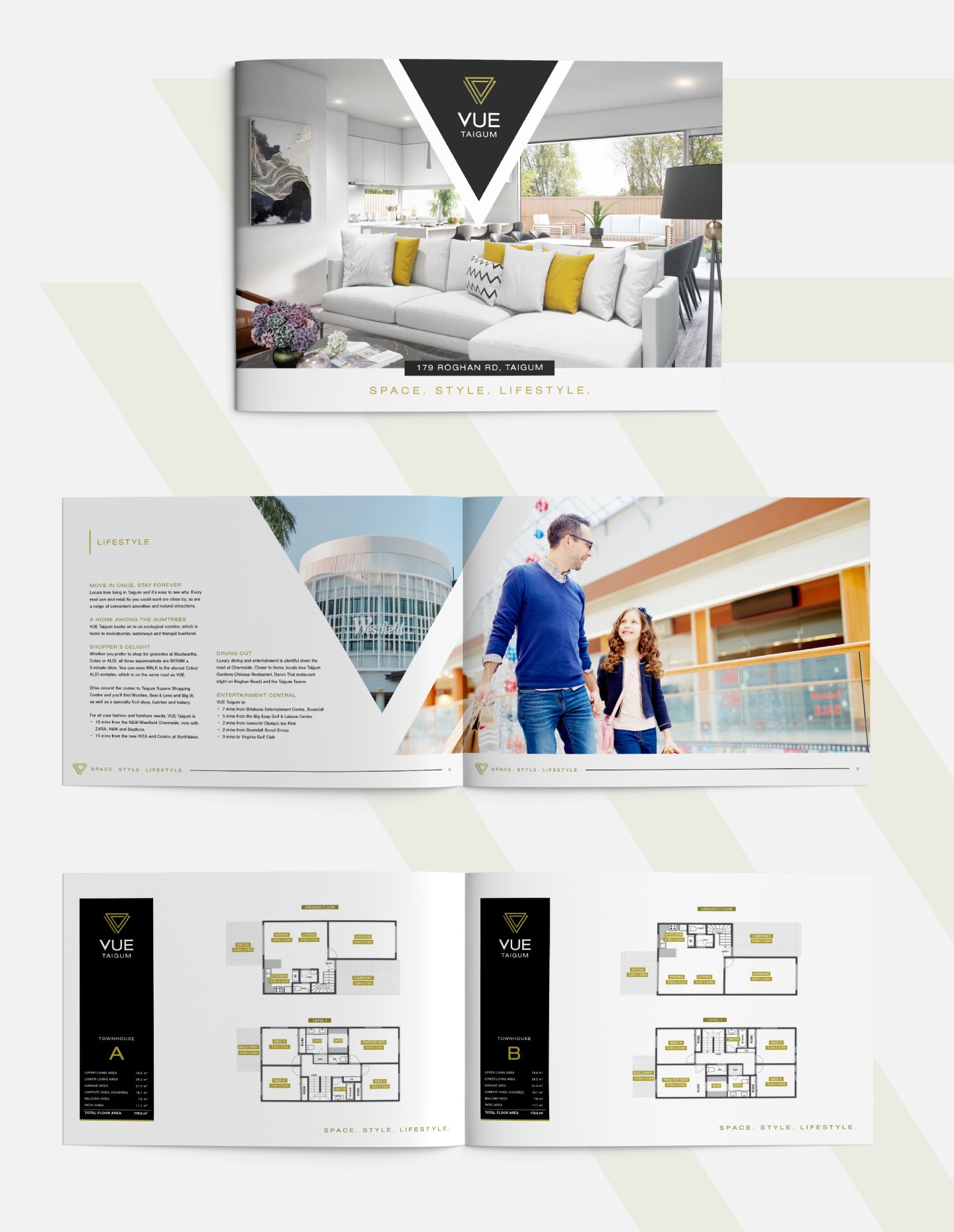 Graphic Design for Corporate Brochure for Urban Development Vue Taigum by Sketch Corp.