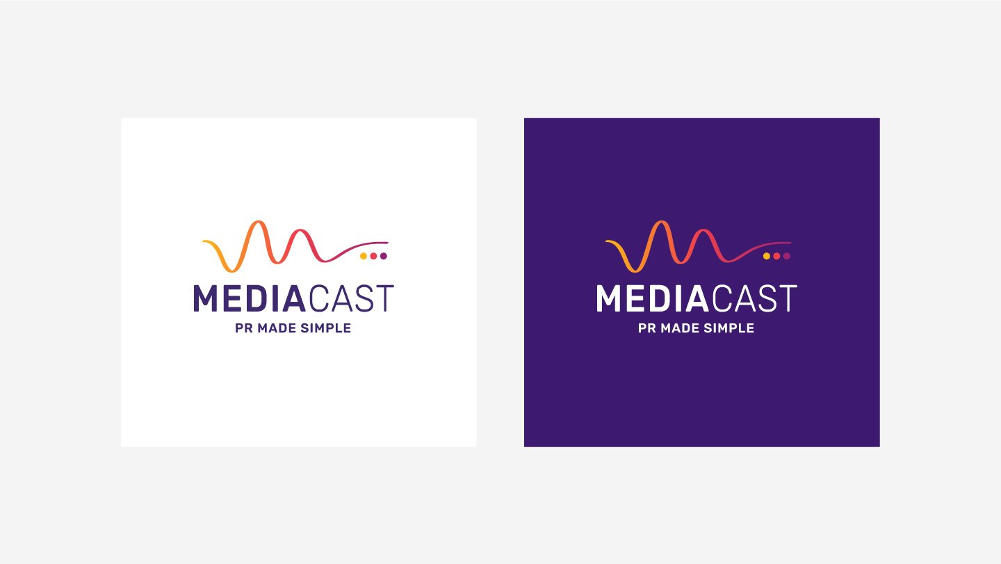 Logo design, Brand strategy and brand identity design for MediaCast by Sketch Corp.