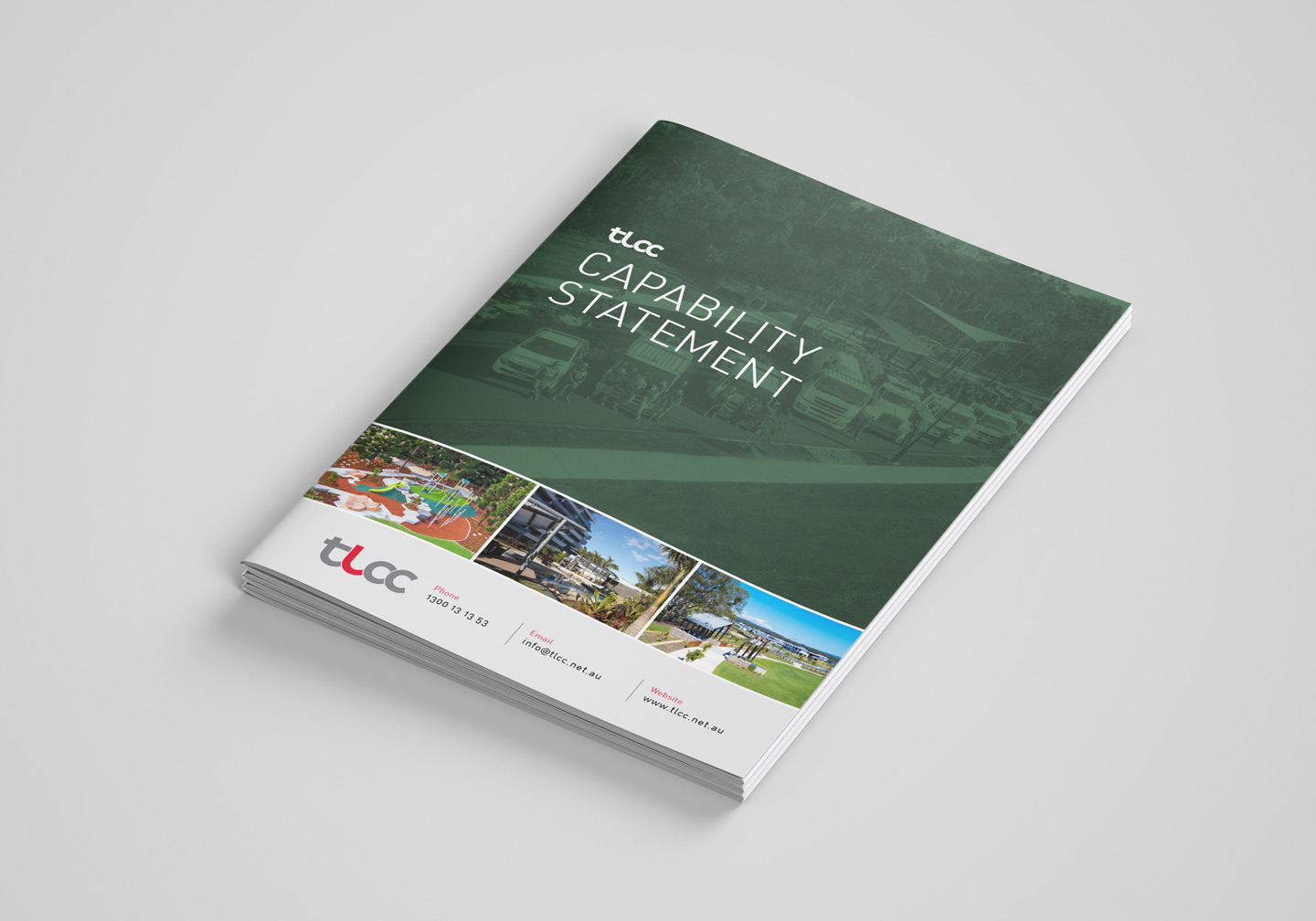 capability statement design by Sketch Corp. for TLCC