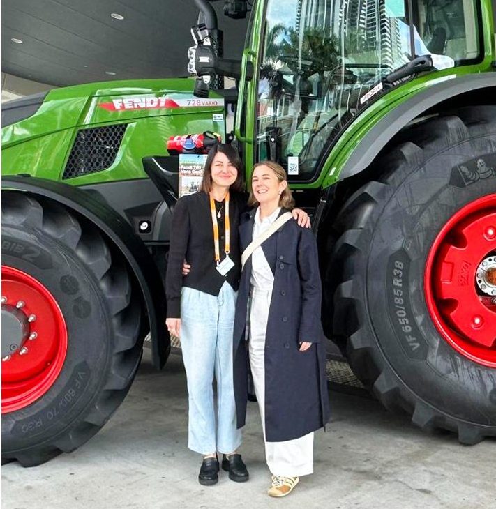 Marketing solutions for agriculture in full representation at the Cotton Australian 2024 industry conference, as too was impressive machinery like this!